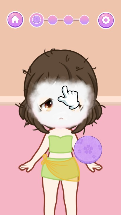 樱花少女爱化妆