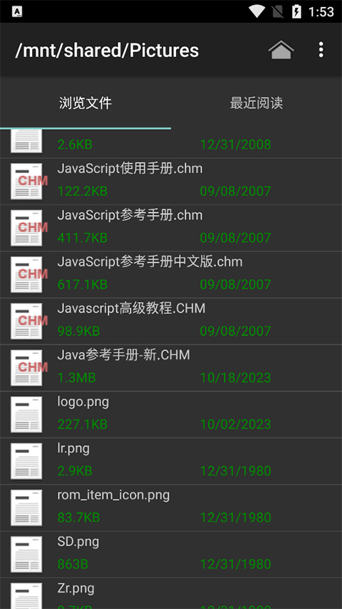 CHM Reader