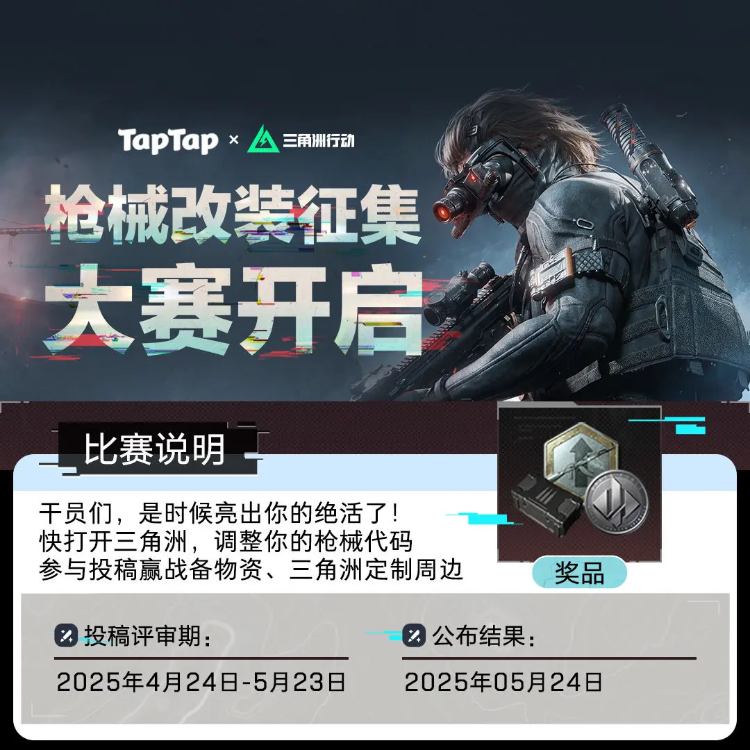 taptap三角洲行动枪械改装大赛前五预览