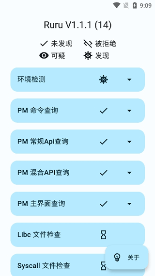 ruru环境检测