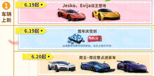 巅峰极速2周年会出什么车 巅峰极速2周年新车一览图片_2