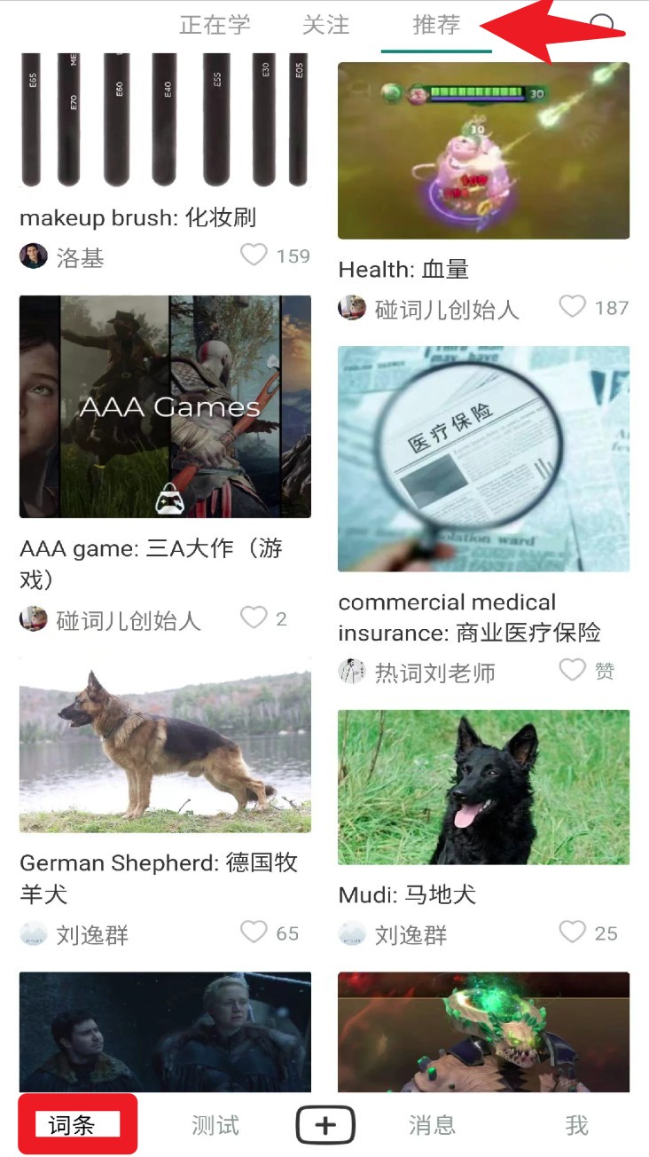 碰词儿