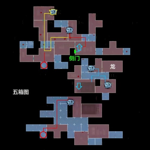 超自然行动组最新宝藏房路线图解