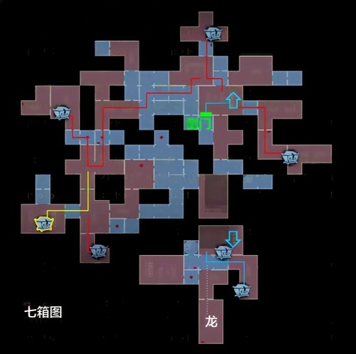 超自然行动组最新宝藏房路线图解