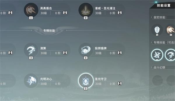 星痕共鸣神盾骑士技能怎么搭配