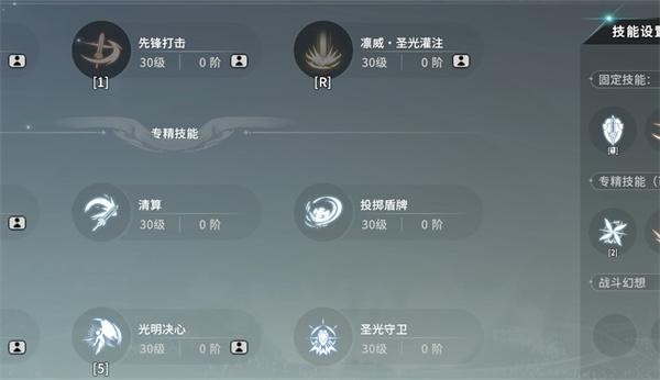 星痕共鸣神盾骑士技能怎么搭配