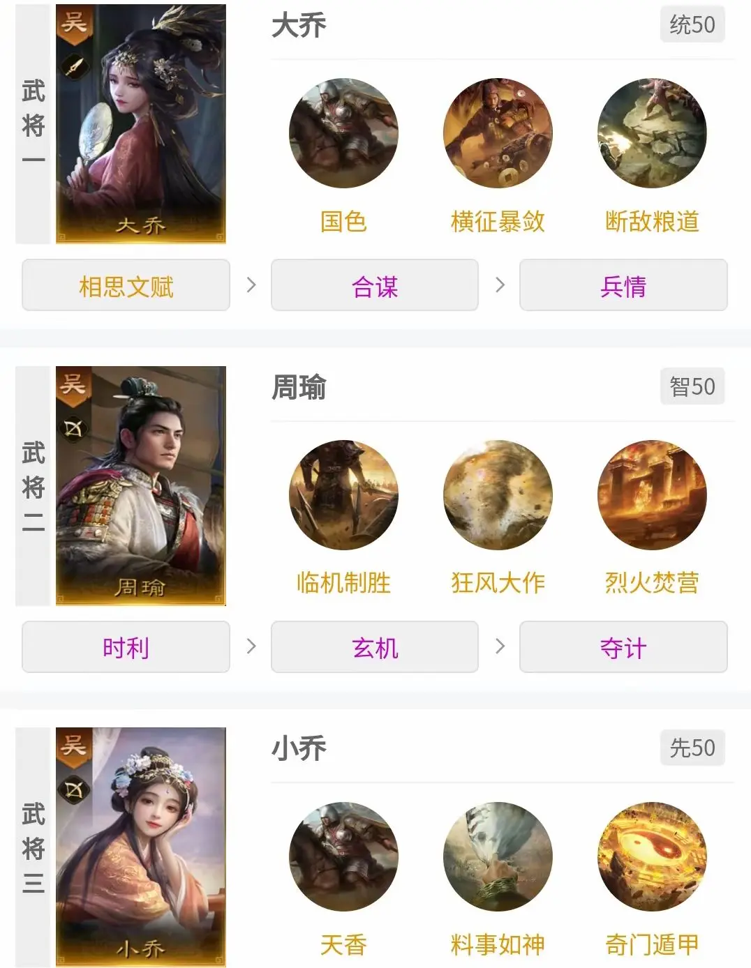 三国谋定天下官服