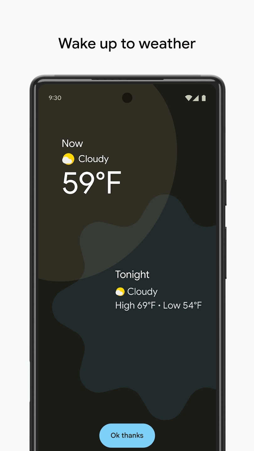 Google天气预报