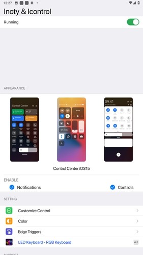 icontrol&inoty ios15